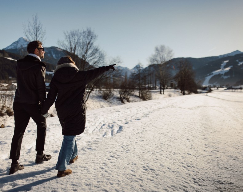 Winterwandern in Flachau, im Salzburger Land