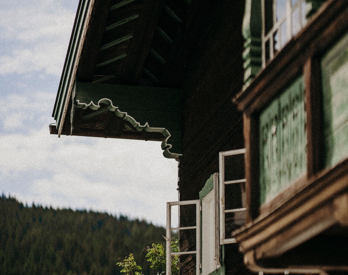 Detailaufnahme Ennshof Fasade